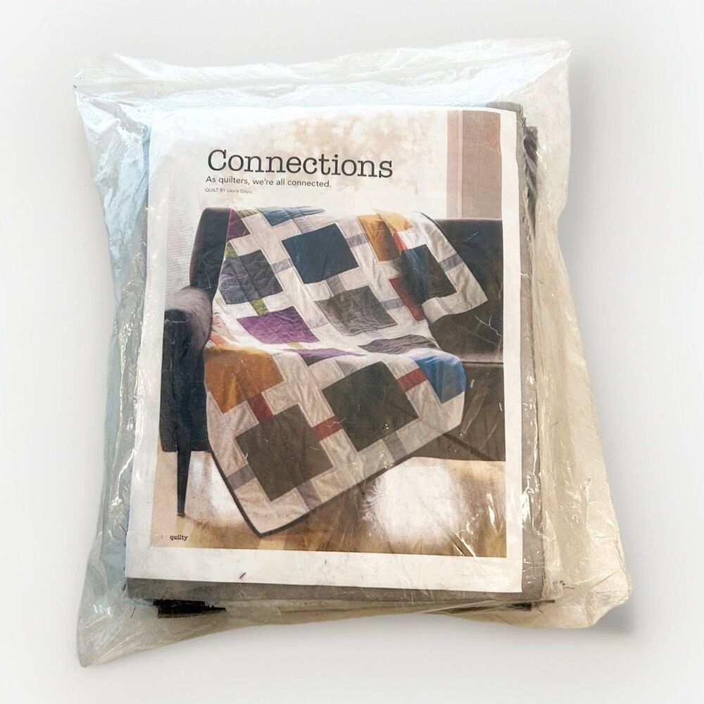 RARE Fons & Porter "Connections" 61 1/4" x 80 3/4”Quilt Kit New 2014